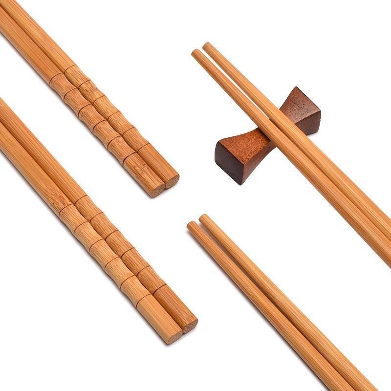 H 1 Pair Natural Bamboo Chopst - огляд і ціна Home Cooking Asian