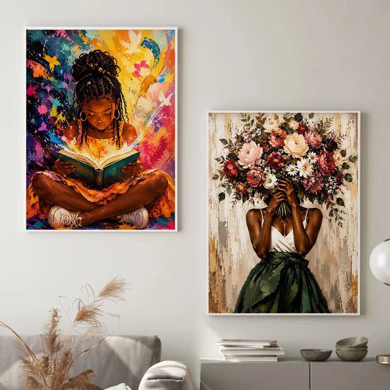 Colorful Afro Pop Art Black Wo - огляд і ціна Home Cooking Reading