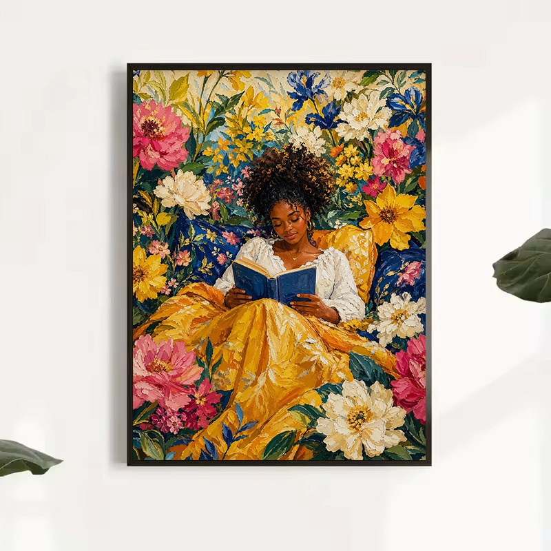 Colorful Afro Pop Art Black Wo - огляд і ціна Home Cooking Reading