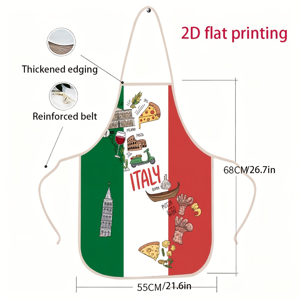 Unisex 2D Flat Apron Featuring - огляд і ціна Home Cooking In Italian