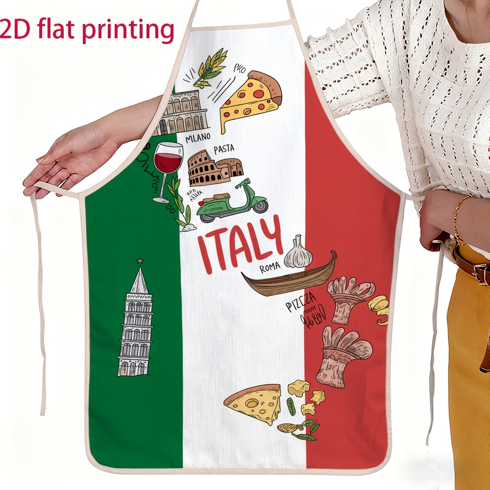 Unisex 2D Flat Apron Featuring - огляд і ціна Home Cooking In Italian