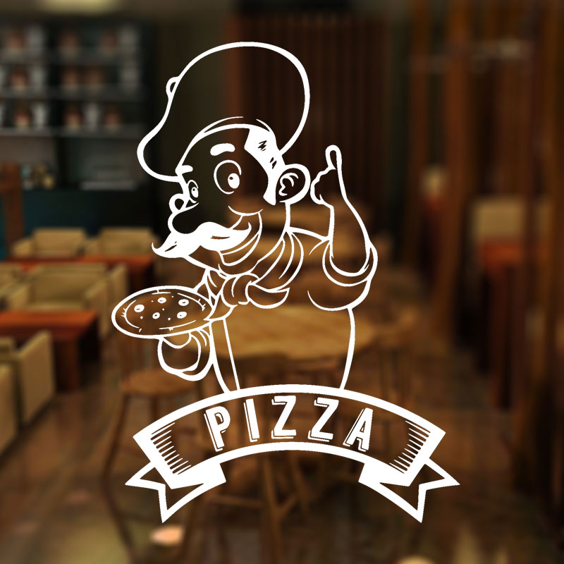 Pizza Pizzeria Logo Cook Sign  - огляд і ціна Home Cooking In Italian