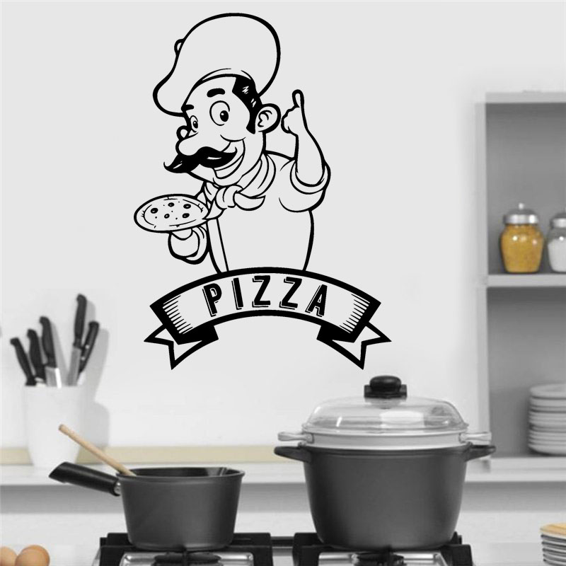 Pizza Pizzeria Logo Cook Sign  - огляд і ціна Home Cooking In Italian