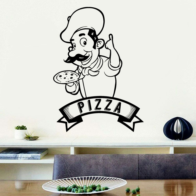 Pizza Pizzeria Logo Cook Sign  - огляд і ціна Home Cooking In Italian
