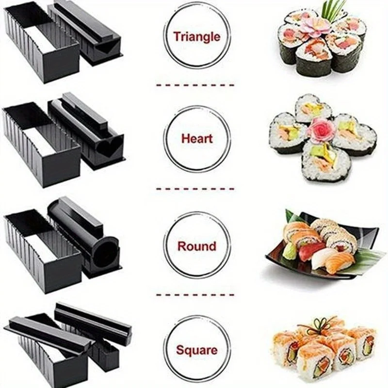 DIY Sushi Roll Maker Kit Rice  - огляд і ціна Home Cooking Japanese Food